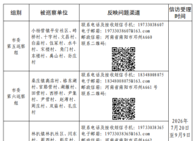 邓州市委第一轮巡察完成进驻  附联系方式